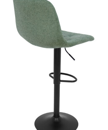 Ivory Luxe Velvet Bar Stool – Adjustable Beige Kitchen Island Chair 45x52x90cm