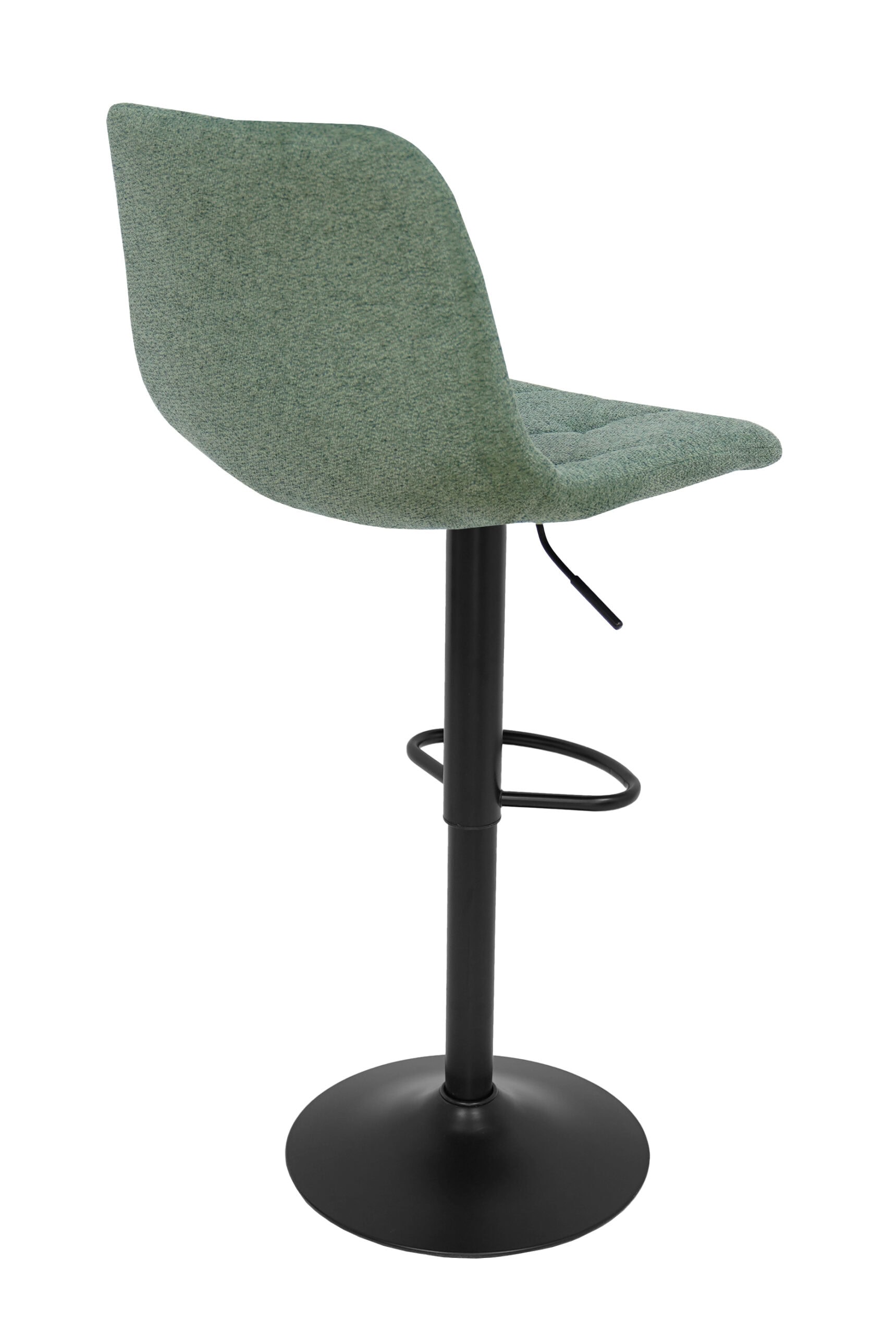 Ivory Luxe Velvet Bar Stool – Adjustable Beige Kitchen Island Chair 45x52x90cm