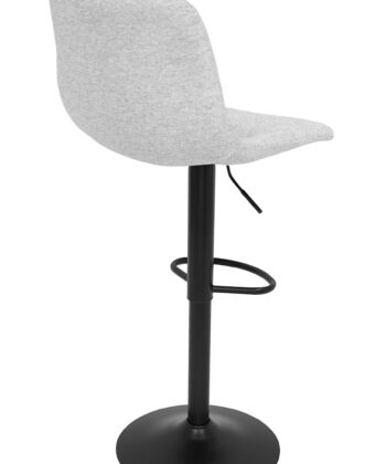 Ivory Luxe Velvet Bar Stool – Adjustable Beige Kitchen Island Chair 45x52x90cm