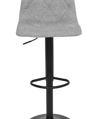 Ivory Luxe Velvet Bar Stool – Adjustable Beige Kitchen Island Chair 45x52x90cm