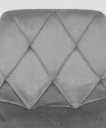 Ivory Luxe Velvet Bar Stool – Adjustable Beige Kitchen Island Chair 45x52x90cm