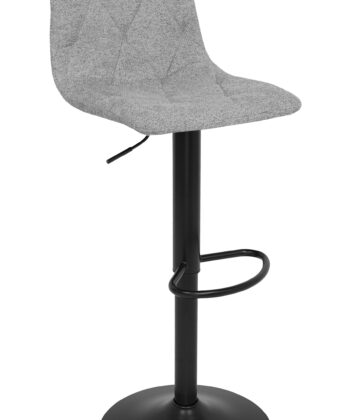 Ivory Luxe Velvet Bar Stool – Adjustable Beige Kitchen Island Chair 45x52x90cm