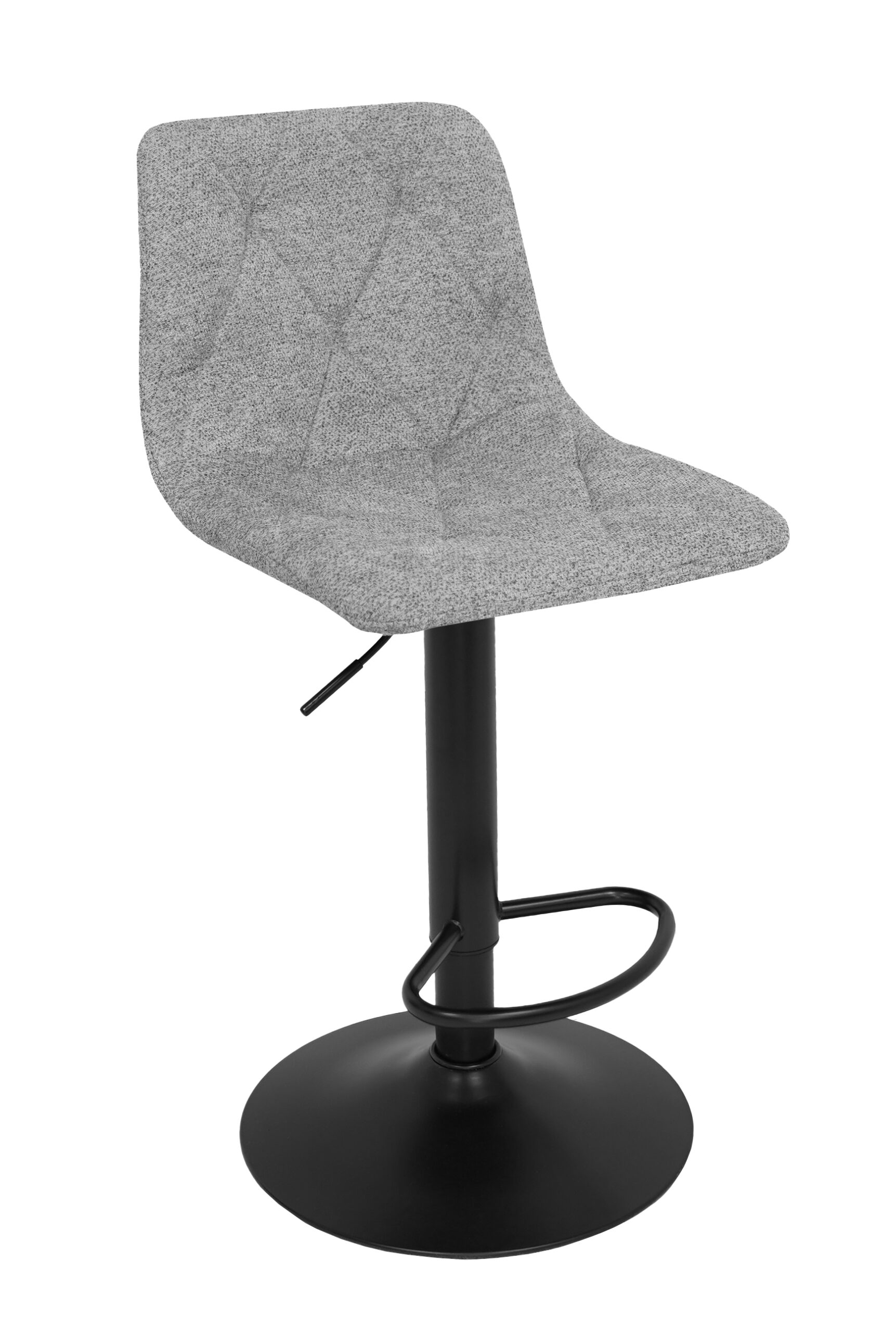 Ivory Luxe Velvet Bar Stool – Adjustable Beige Kitchen Island Chair 45x52x90cm