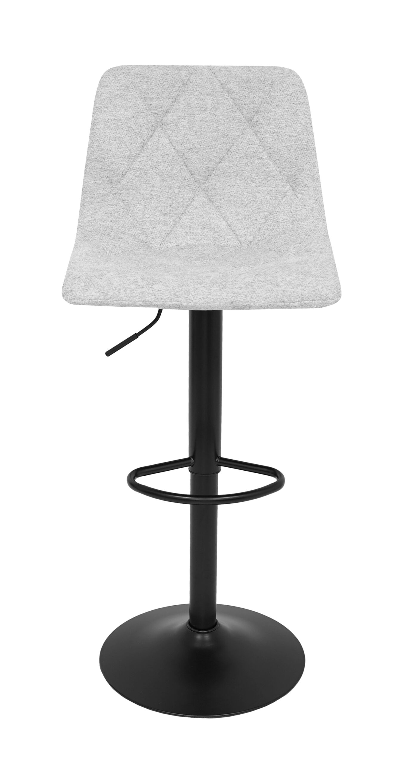 Ivory Luxe Velvet Bar Stool – Adjustable Beige Kitchen Island Chair 45x52x90cm
