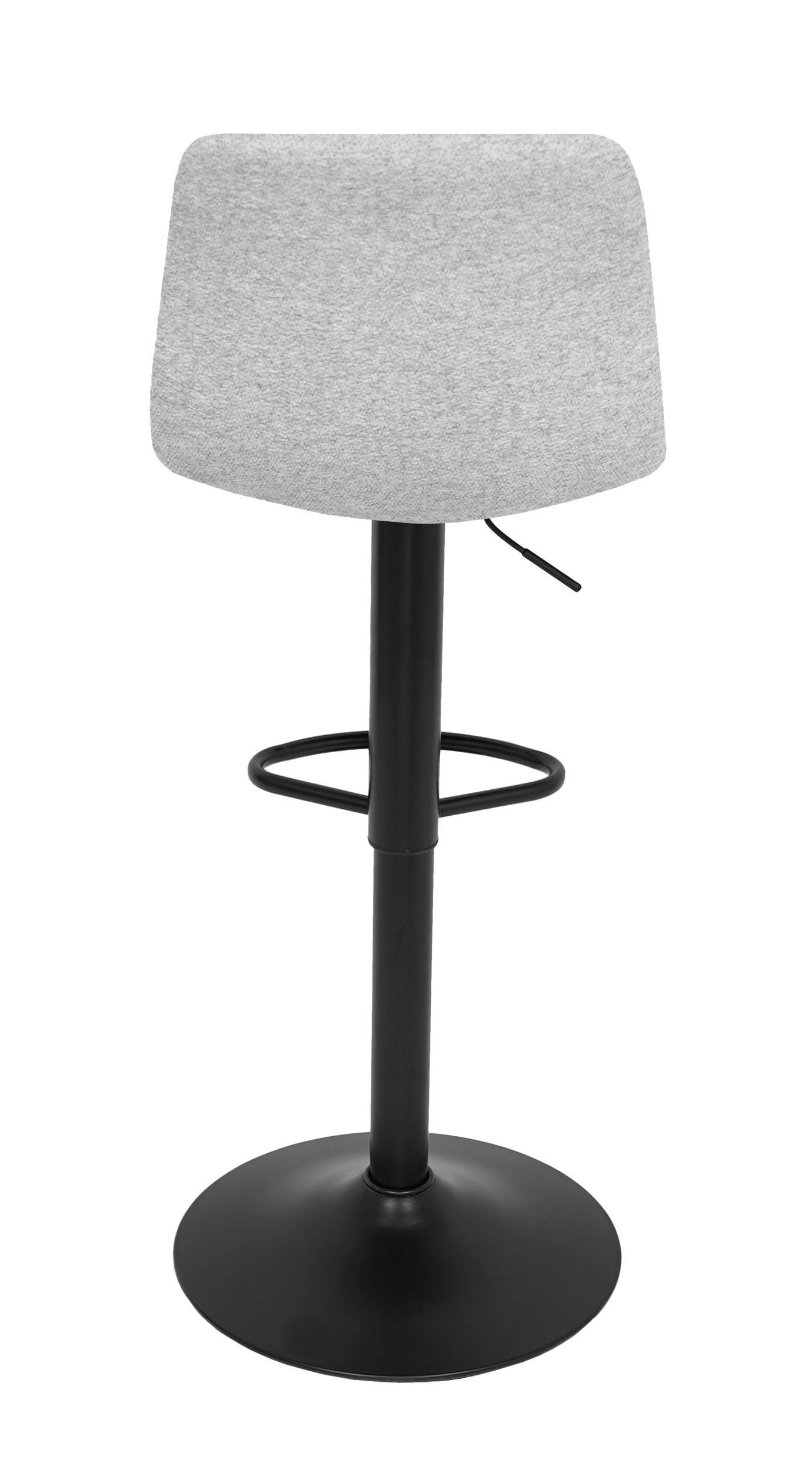 Ivory Luxe Velvet Bar Stool – Adjustable Beige Kitchen Island Chair 45x52x90cm