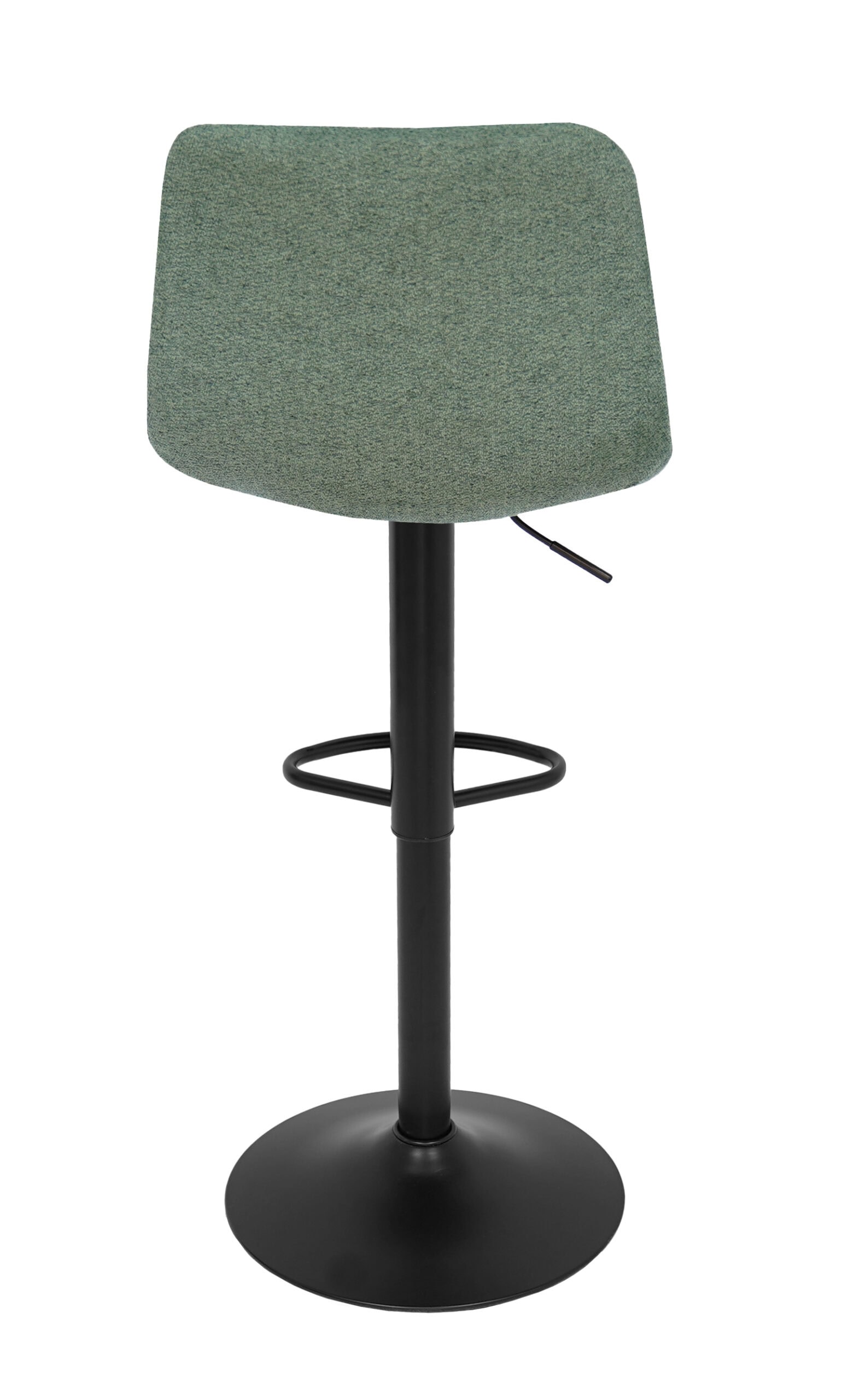 Ivory Luxe Velvet Bar Stool – Adjustable Beige Kitchen Island Chair 45x52x90cm