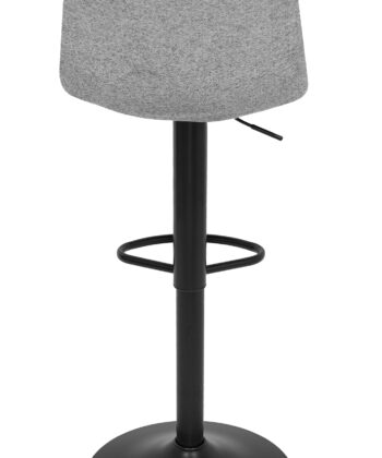 Ivory Luxe Velvet Bar Stool – Adjustable Beige Kitchen Island Chair 45x52x90cm