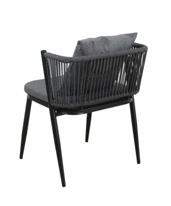 Korfu Coastal Patio Set – Beige Outdoor Table + 2 Chairs