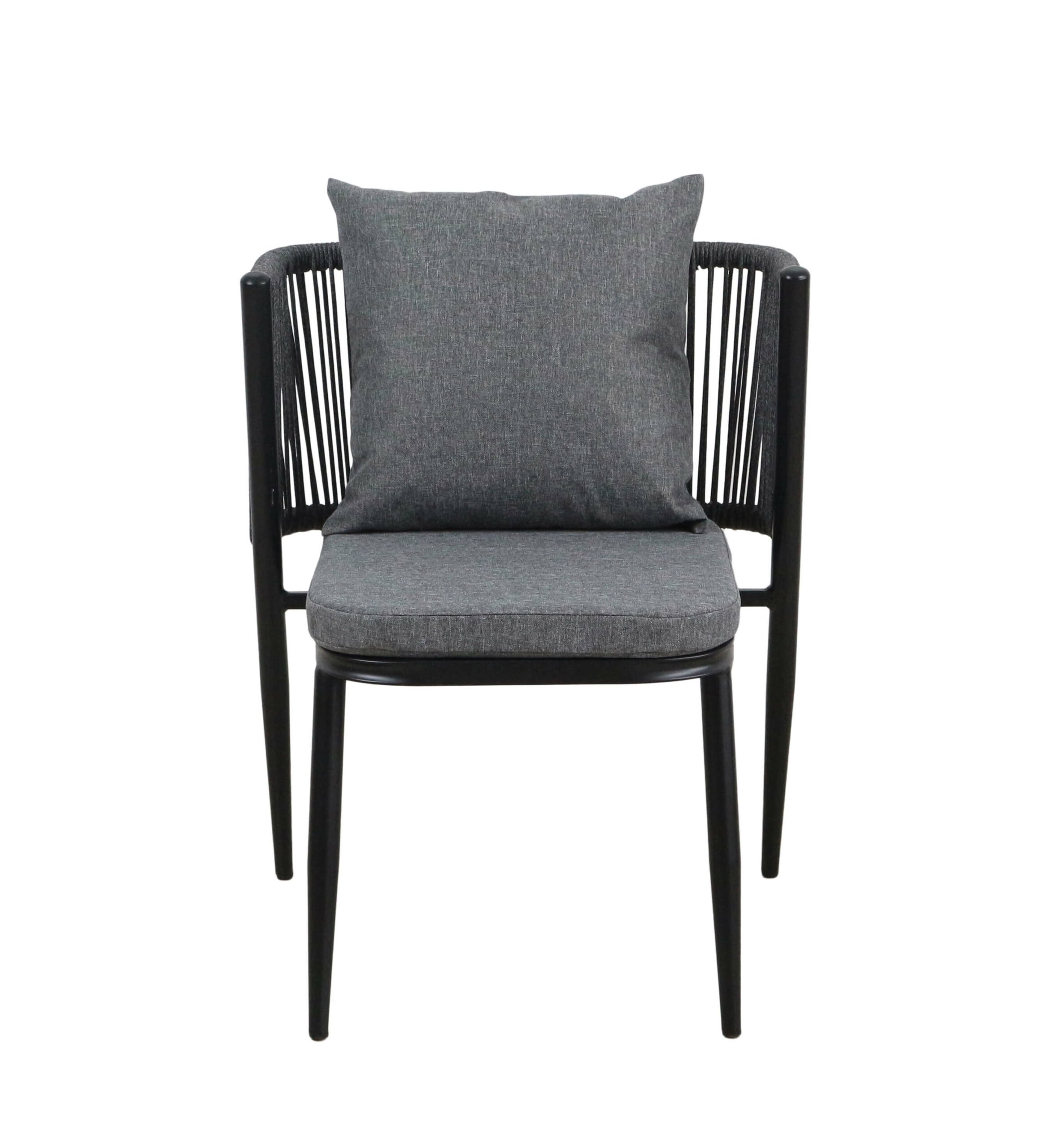 Korfu Coastal Patio Set – Beige Outdoor Table + 2 Chairs