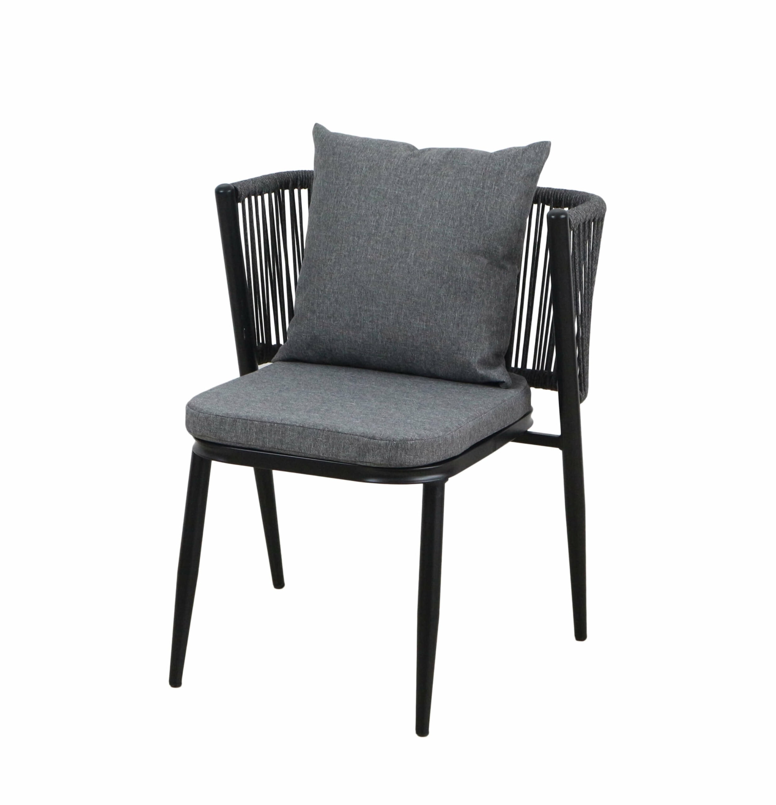 Korfu Coastal Patio Set – Beige Outdoor Table + 2 Chairs