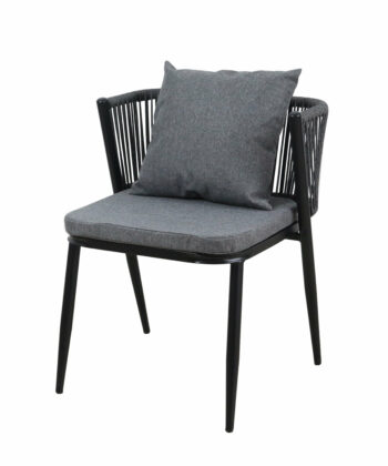 Korfu Coastal Patio Set – Beige Outdoor Table + 2 Chairs