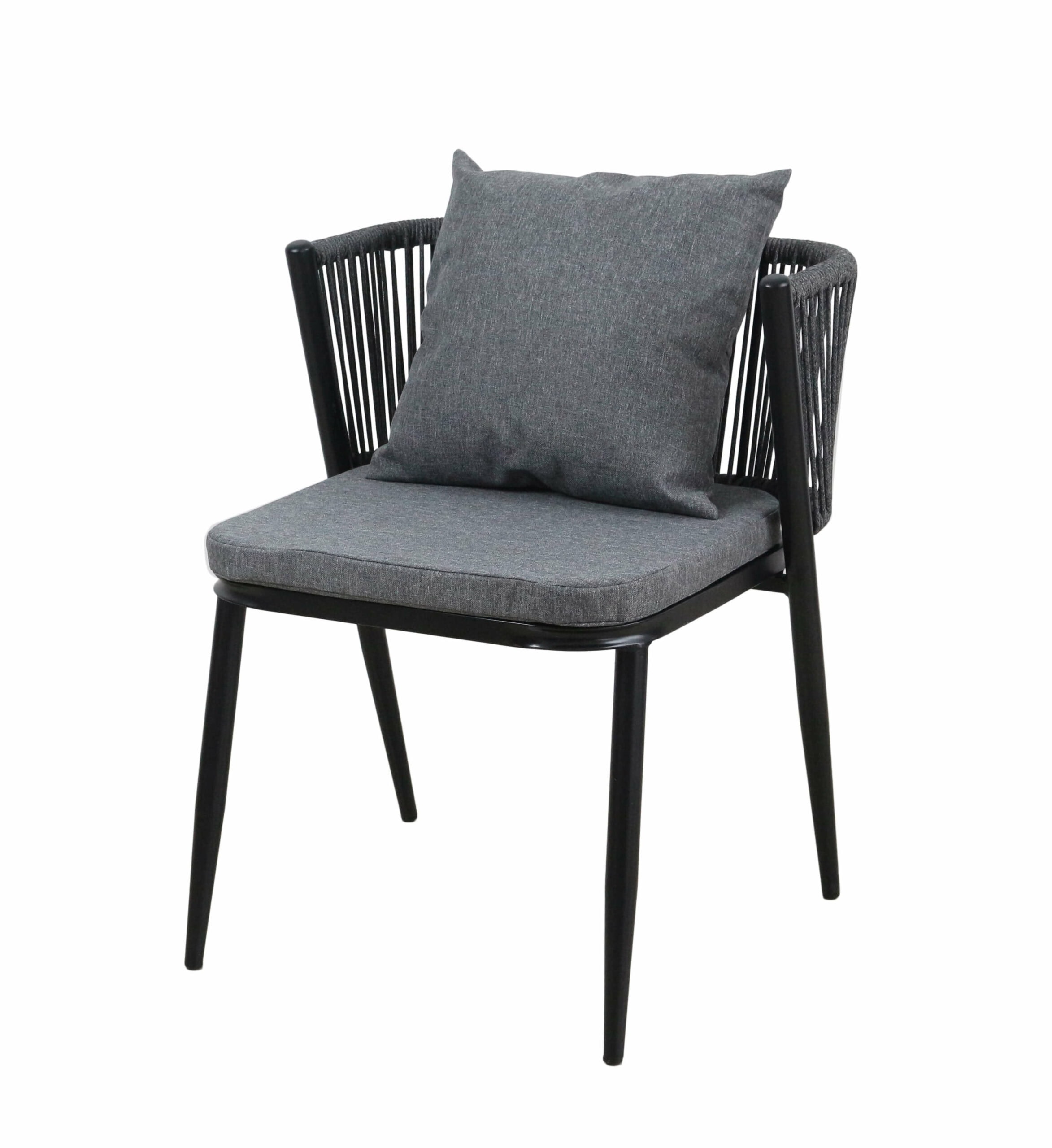 Korfu Coastal Patio Set – Beige Outdoor Table + 2 Chairs