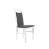 KT4 Classic Upholstered Dining Chair – White Beechwood Frame