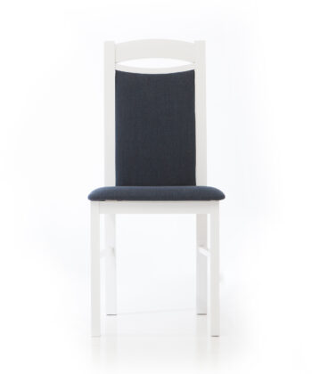 KT4 Classic Upholstered Dining Chair – White Beechwood Frame