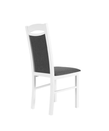 KT4 Classic Upholstered Dining Chair – White Beechwood Frame
