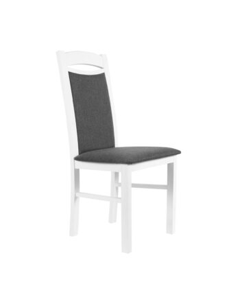KT4 Classic Upholstered Dining Chair – White Beechwood Frame