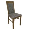 Lefkas Timeless Chenille Chair – Beech Lefkas Frame with Grey Upholstery