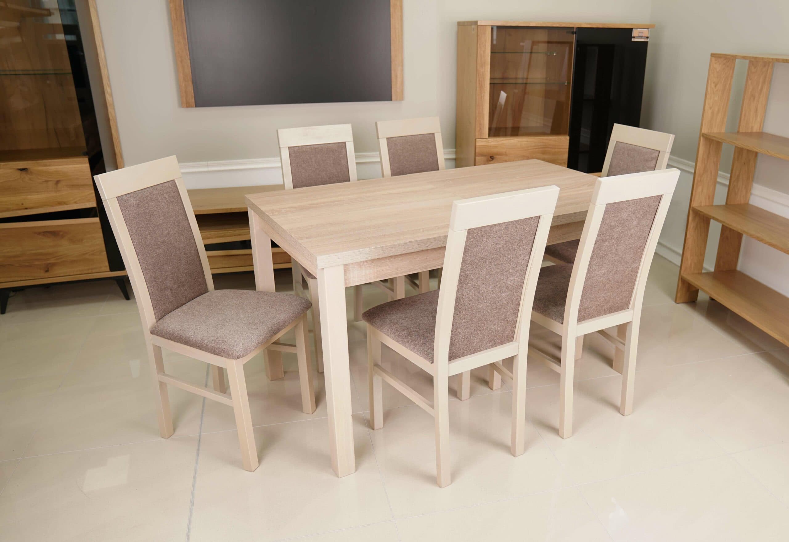 Lefkas Timeless Chenille Chair – Beech Lefkas Frame with Grey Upholstery
