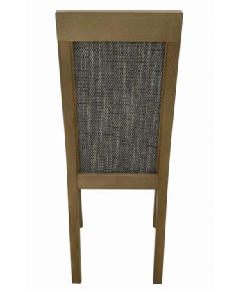 Lefkas Timeless Chenille Chair – Beech Lefkas Frame with Grey Upholstery