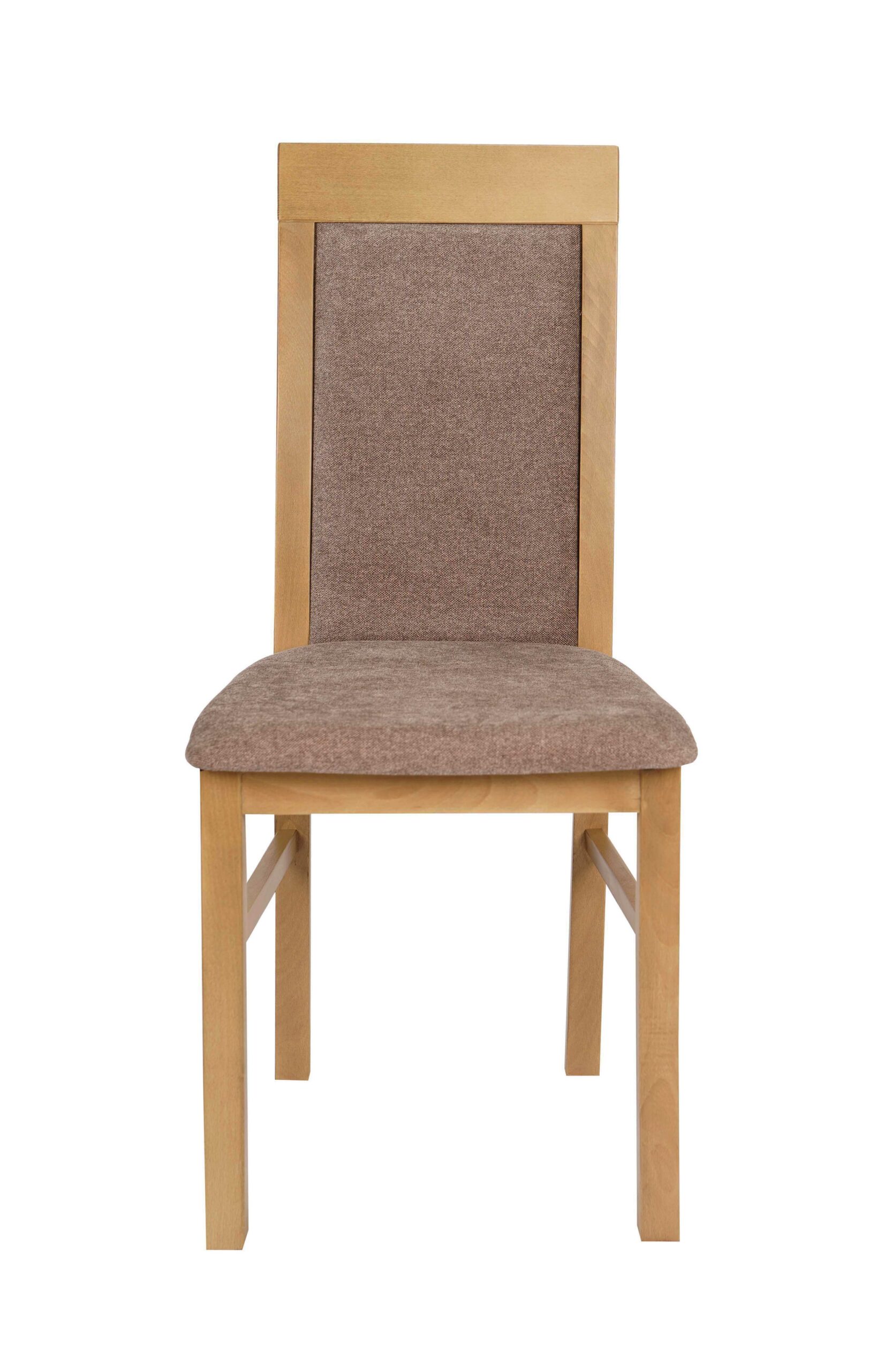 Lefkas Timeless Chenille Chair – Beech Lefkas Frame with Grey Upholstery