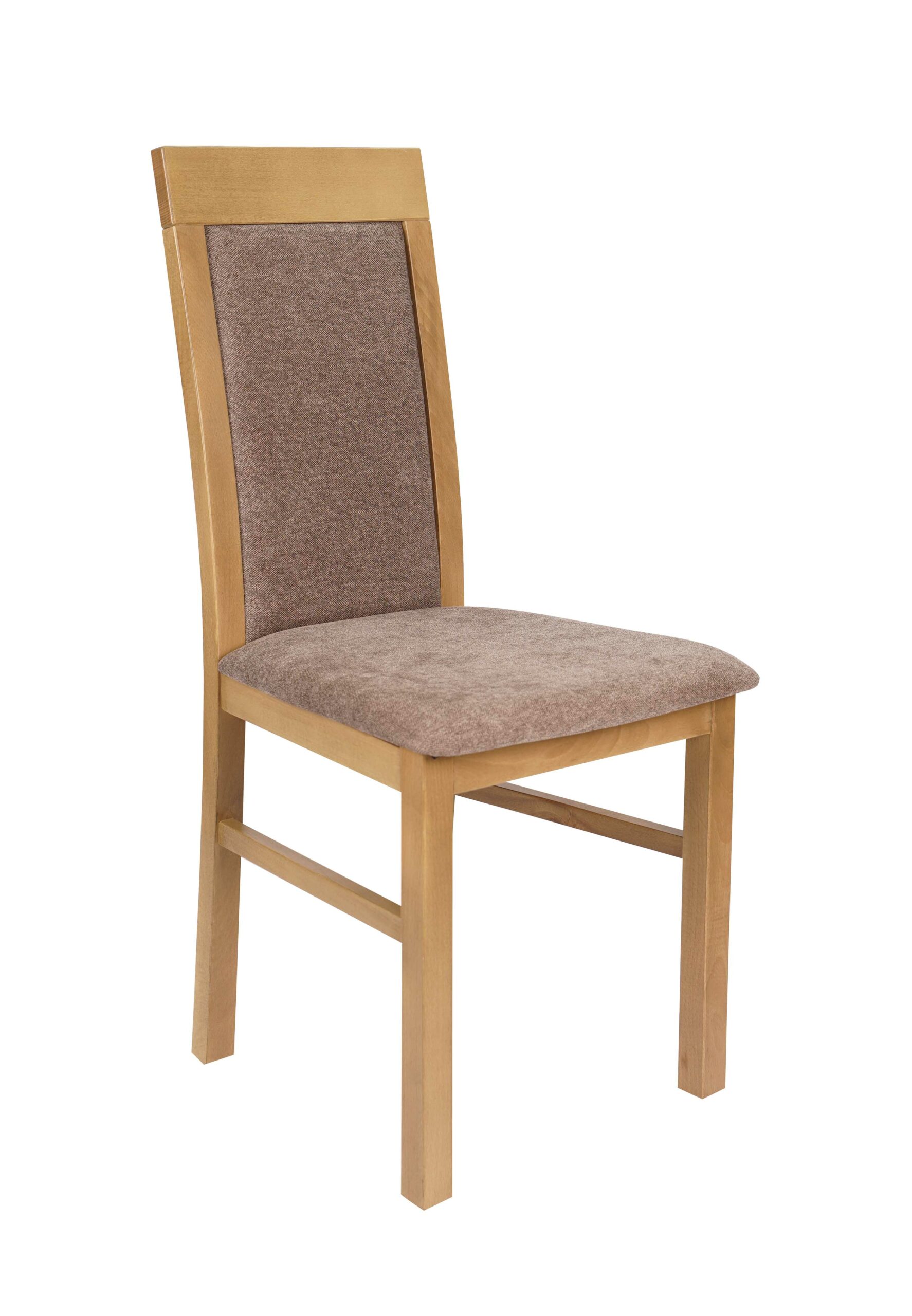 Lefkas Timeless Chenille Chair – Beech Lefkas Frame with Grey Upholstery