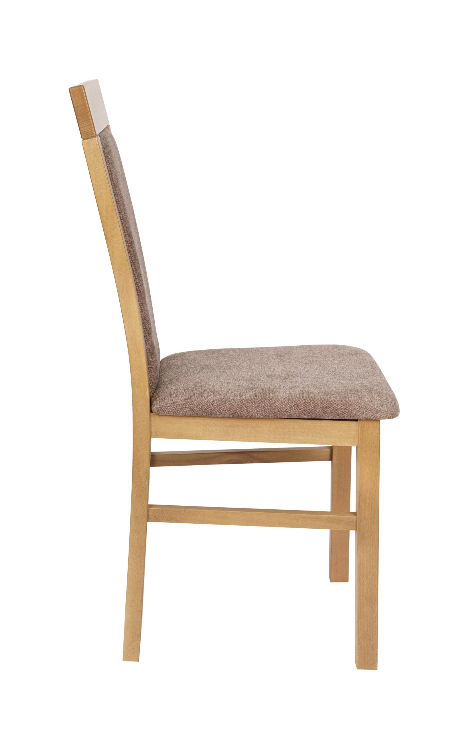 Lefkas Timeless Chenille Chair – Beech Lefkas Frame with Grey Upholstery