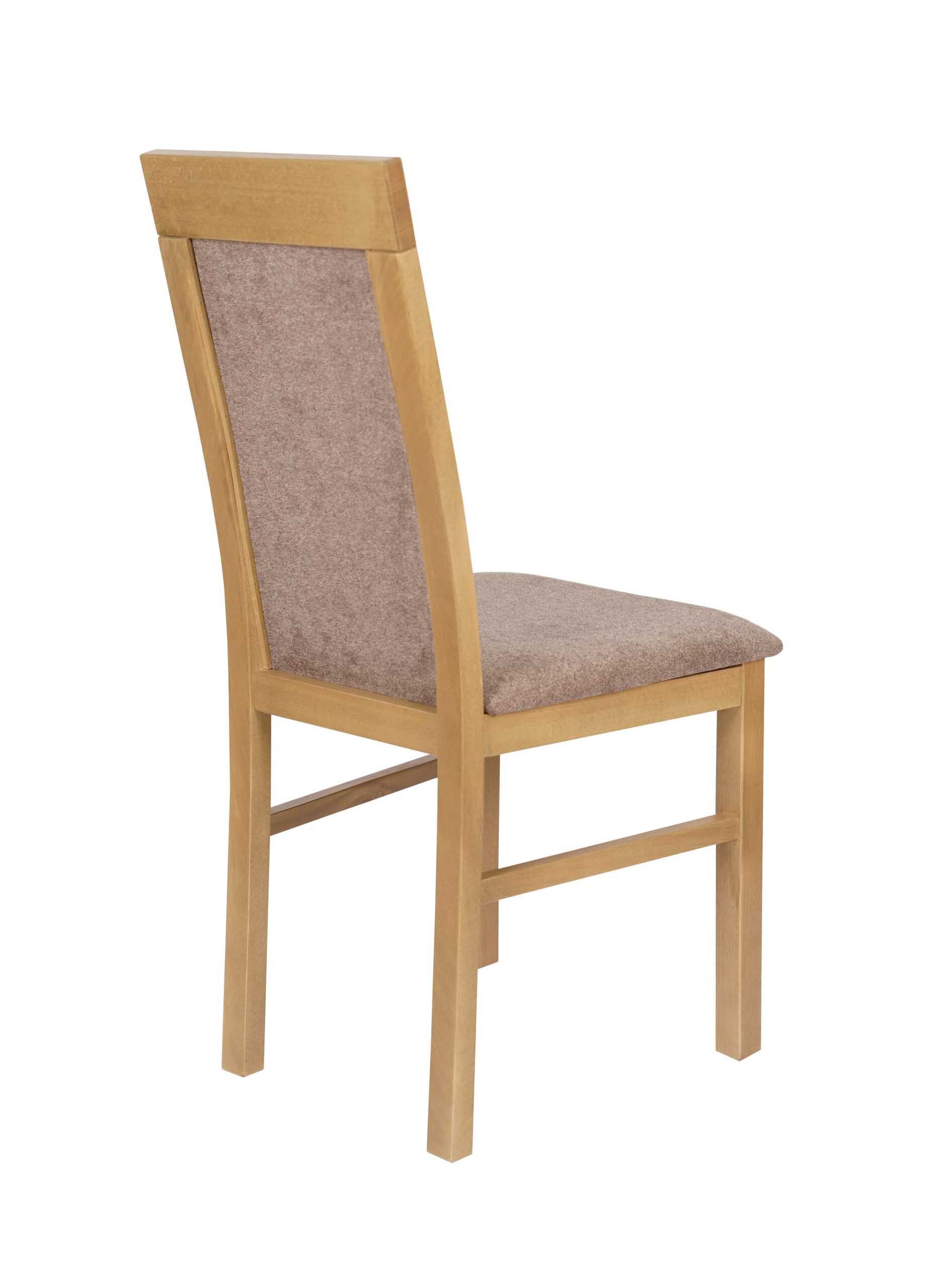 Lefkas Timeless Chenille Chair – Beech Lefkas Frame with Grey Upholstery