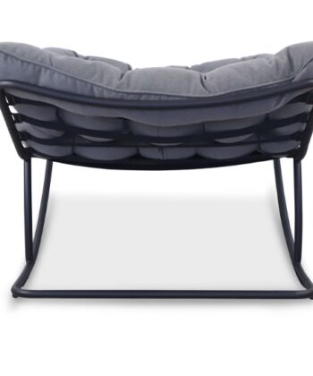 Mexico Rocking Lounge Chair –  Outdoor Rocker with Cushions and Metal Frame