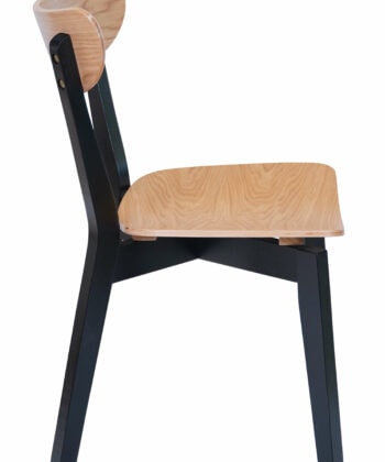Modern Dining Chair – Beech Legs with White Oak Plywood