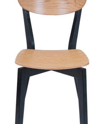 Modern Dining Chair – Beech Legs with White Oak Plywood