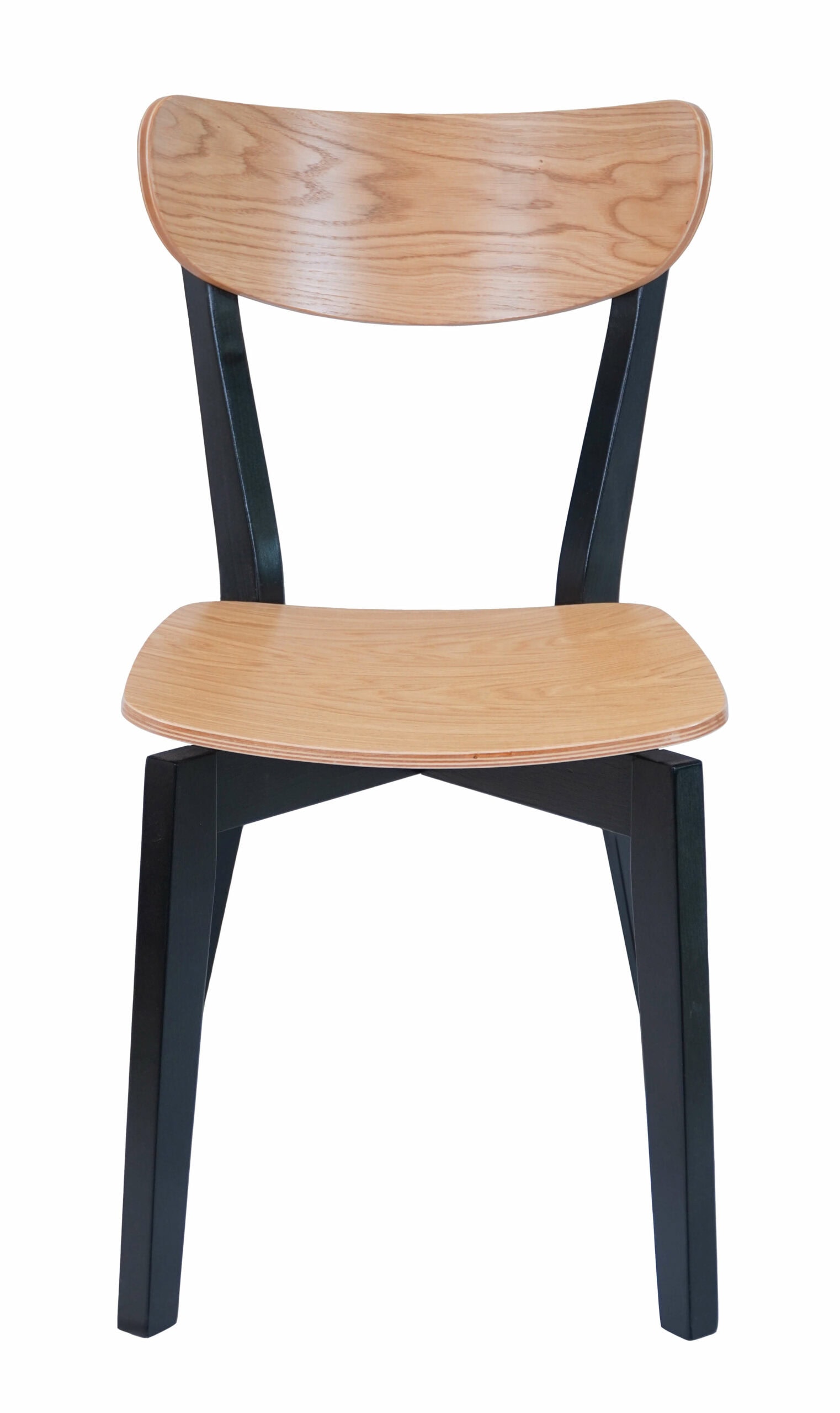 Modern Dining Chair – Beech Legs with White Oak Plywood