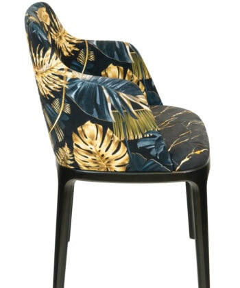 Monstera Velvet Dining Chair – Colourful Upholstered