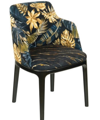 Monstera Velvet Dining Chair – Colourful Upholstered
