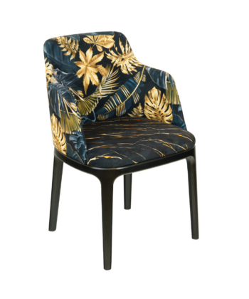 Monstera Velvet Dining Chair – Colourful Upholstered