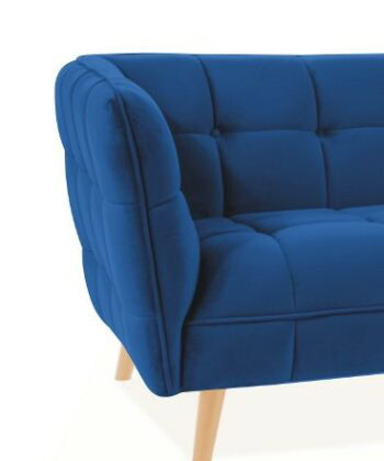 Nordic Dijon Velvet Lounge Chair – Scandinavian Grey Velvet Armchair