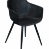 Orte Urban Terrace Chair – Black Polypropylene Armchair