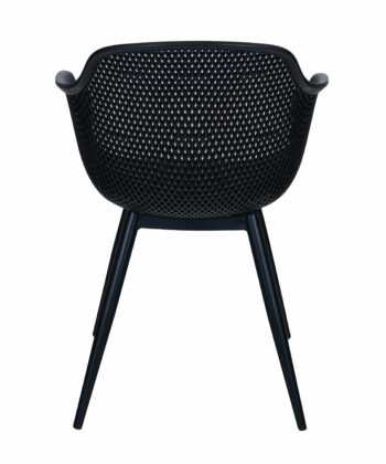 Orte Urban Terrace Chair – Black Polypropylene Armchair