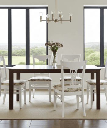 Provence Beech Dining Chair – Patterned Backrest