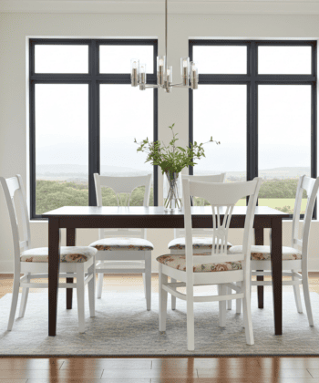 Provence Beech Dining Chair – Patterned Backrest