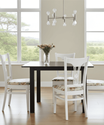 Provence Beech Dining Chair – Patterned Backrest
