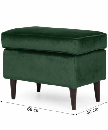 Sapphire Crown Tufted Wingback – Navy Velvet Button-Tufted Lounge Chair