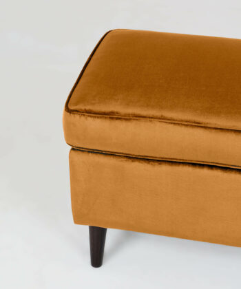 Sapphire Crown Tufted Wingback – Navy Velvet Button-Tufted Lounge Chair