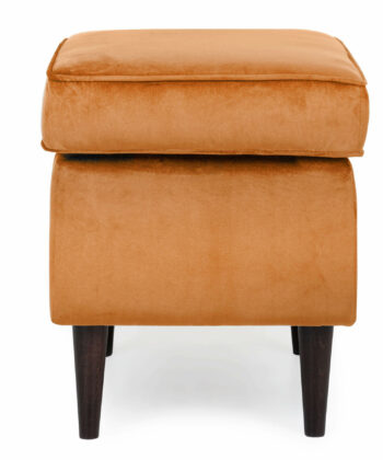 Sapphire Crown Tufted Wingback – Navy Velvet Button-Tufted Lounge Chair