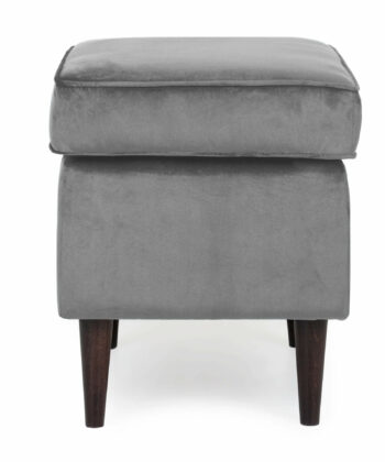 Sapphire Crown Tufted Wingback – Navy Velvet Button-Tufted Lounge Chair