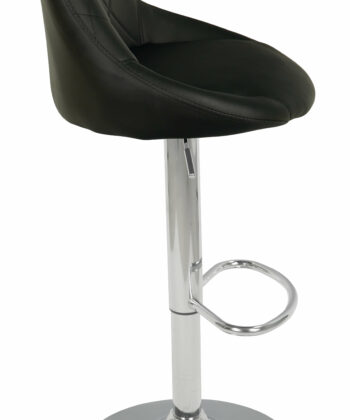 Verdant Orbit Swivel Stool – Bottle Green Velvet Bar Counter Chair