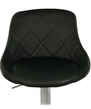 Verdant Orbit Swivel Stool – Bottle Green Velvet Bar Counter Chair