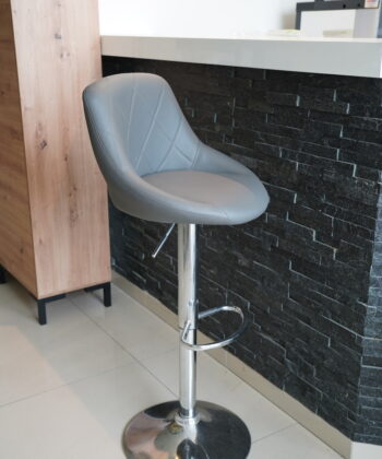 Verdant Orbit Swivel Stool – Bottle Green Velvet Bar Counter Chair