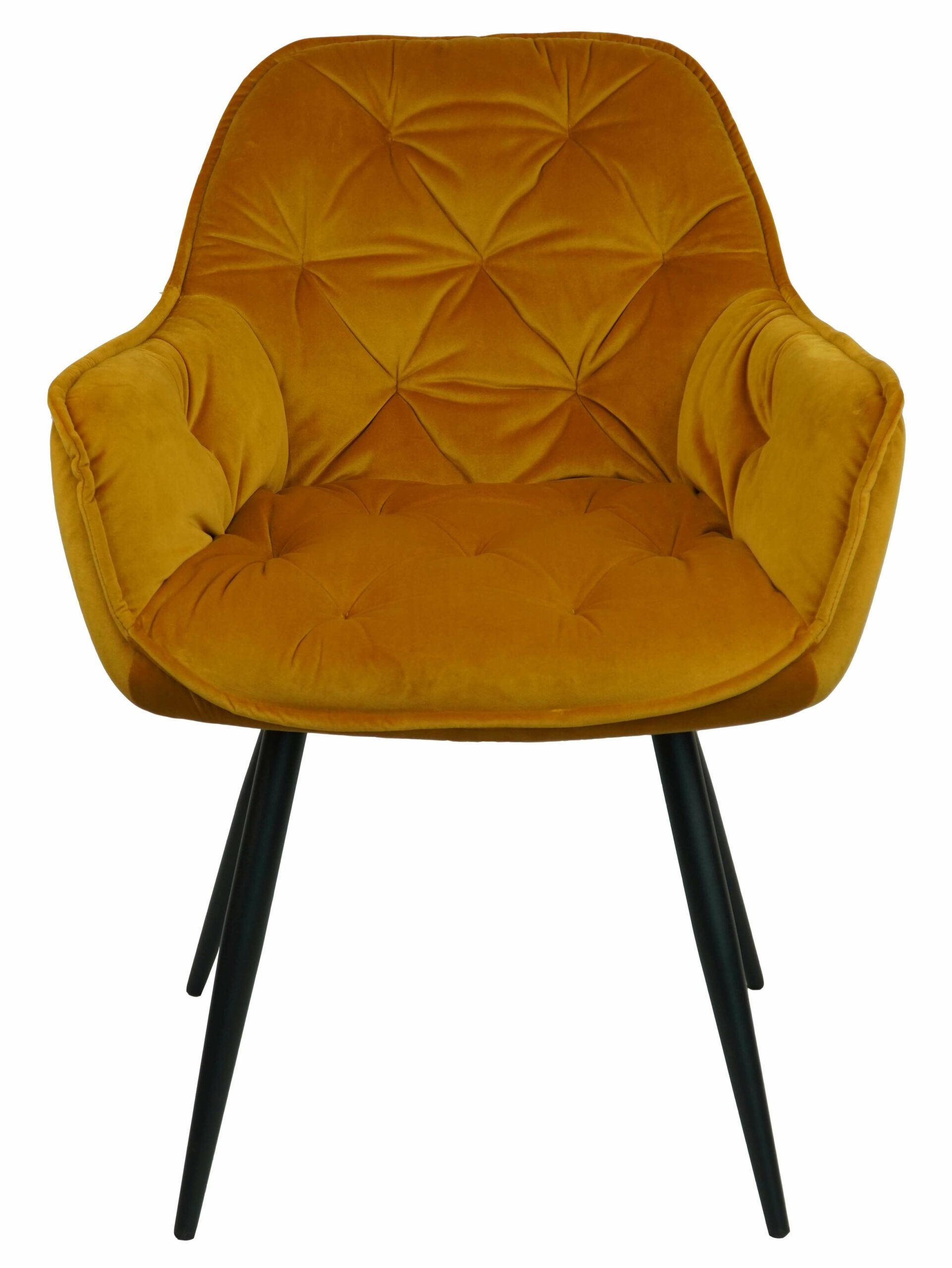 Vitos Black Velvet Dining Chair