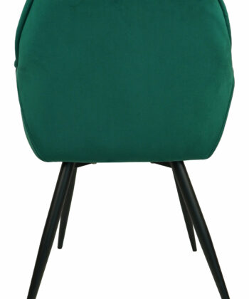 Vitos Black Velvet Dining Chair