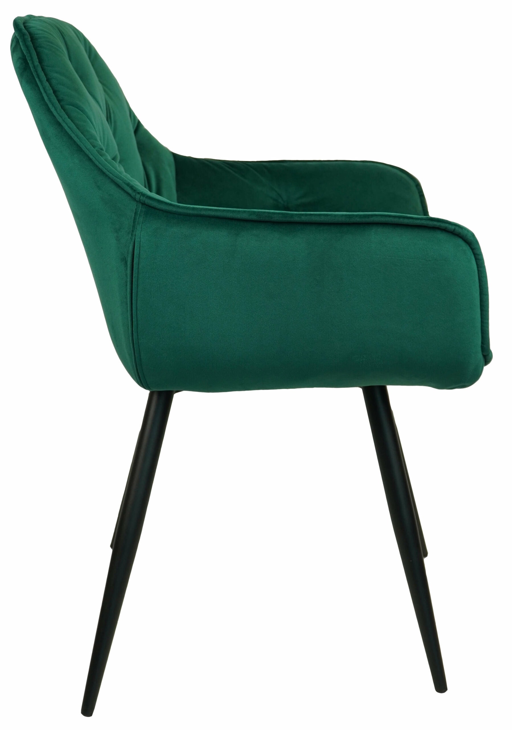 Vitos Black Velvet Dining Chair